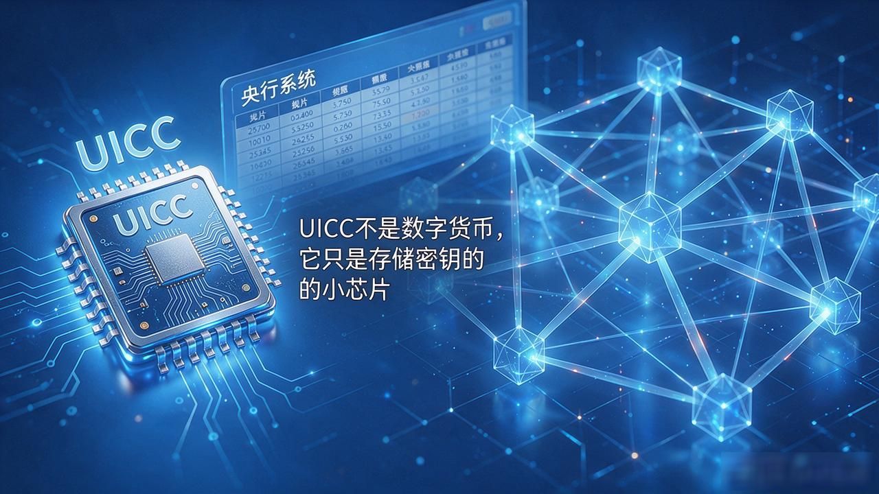 uicc不是数字货币 它只是存储密钥的小芯片