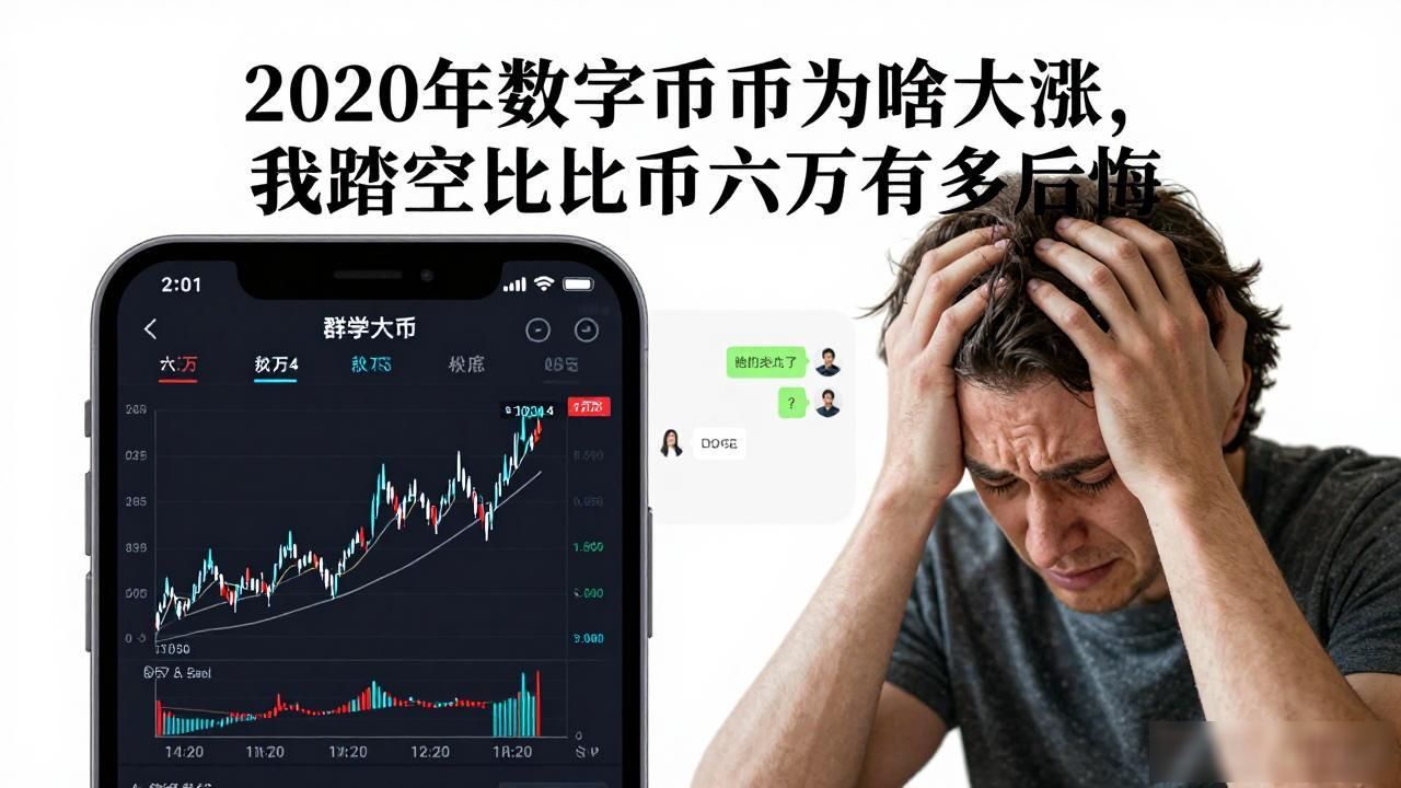 2020年数字货币为啥大涨，我踏空比特币六万有多后悔
