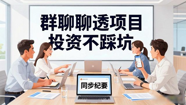 群聊聊透项目 投资不踩坑