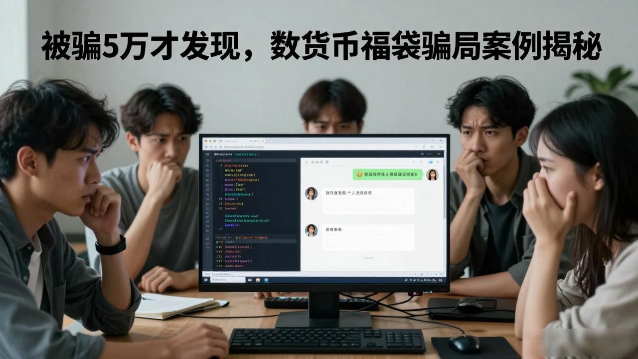 被骗5万才发现，数字货币福袋骗局案例揭秘