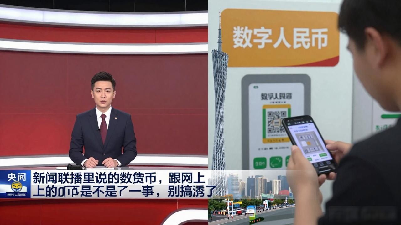 新闻联播里说的数字货币，跟网上炒的币不是一回事，别搞混了