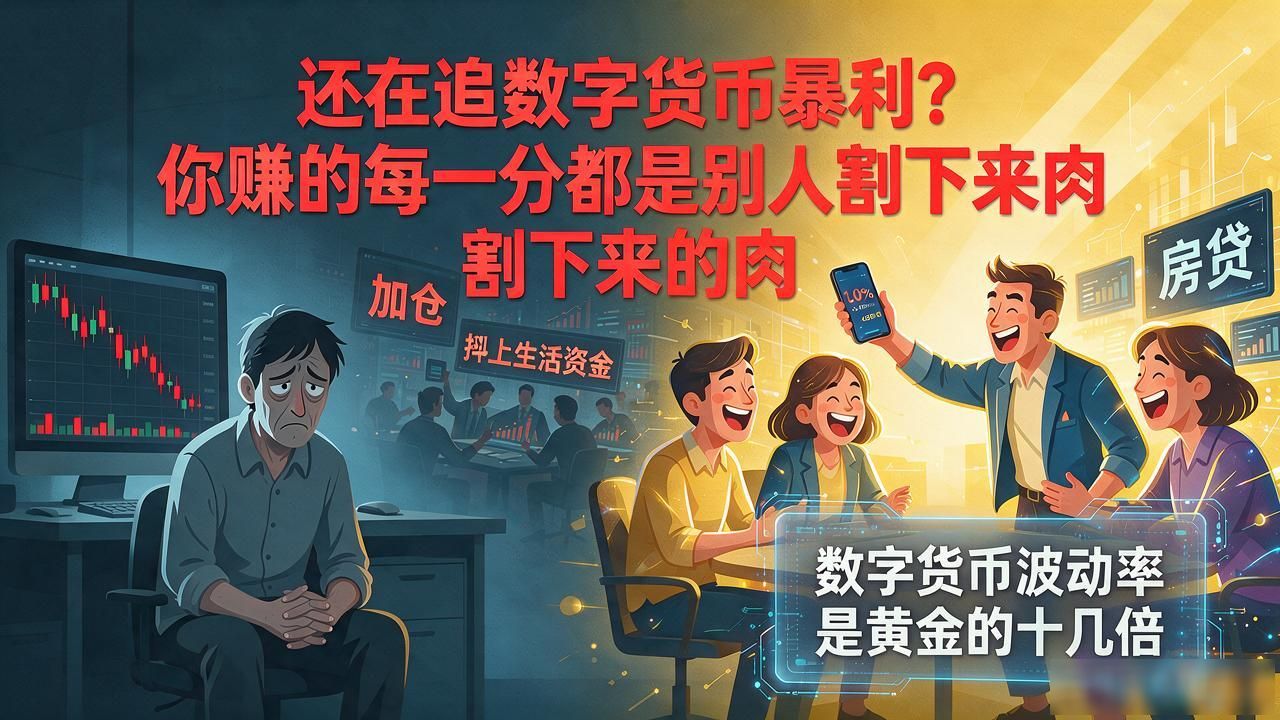 还在追数字货币暴利？你赚的每一分都是别人割下来的肉