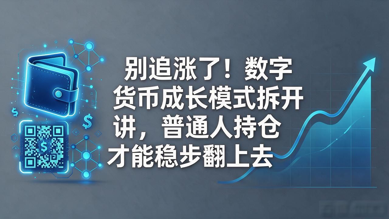 别追涨了！数字货币成长模式拆开讲，普通人持仓才能稳步翻上去