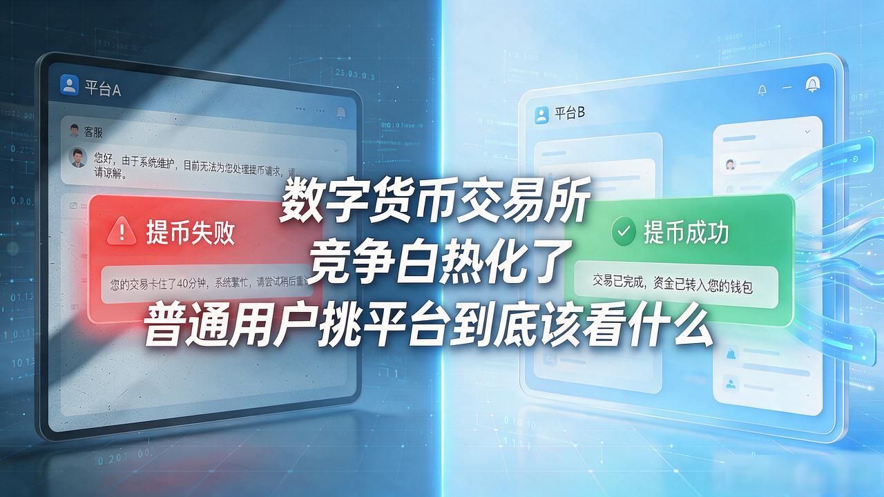 数字货币交易所竞争白热化了 普通用户挑平台到底该看什么