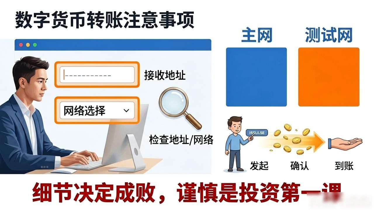 数字货币处理结果：到账慢还是失败？看清这几点不踩坑
