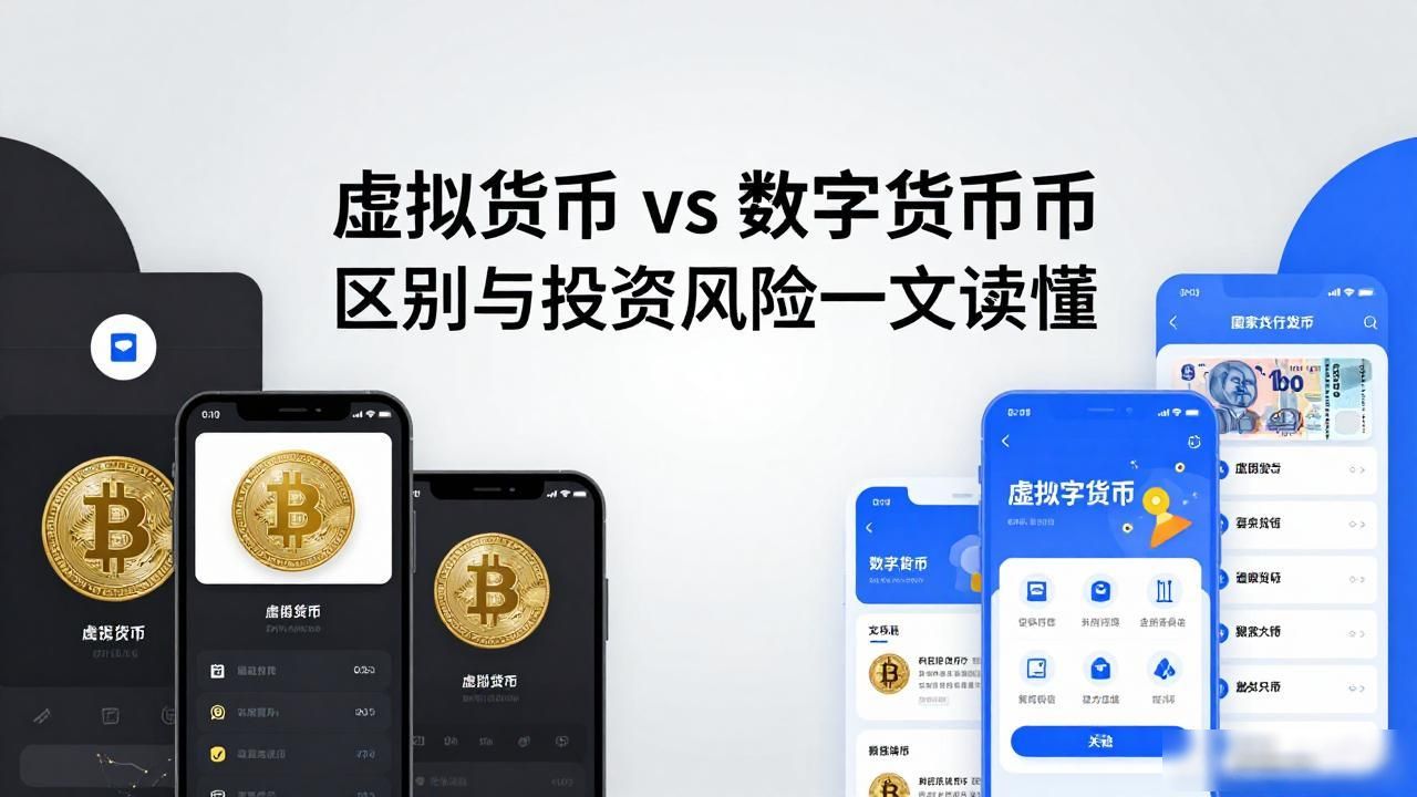虚拟货币vs数字货币 区别与投资风险一文读懂