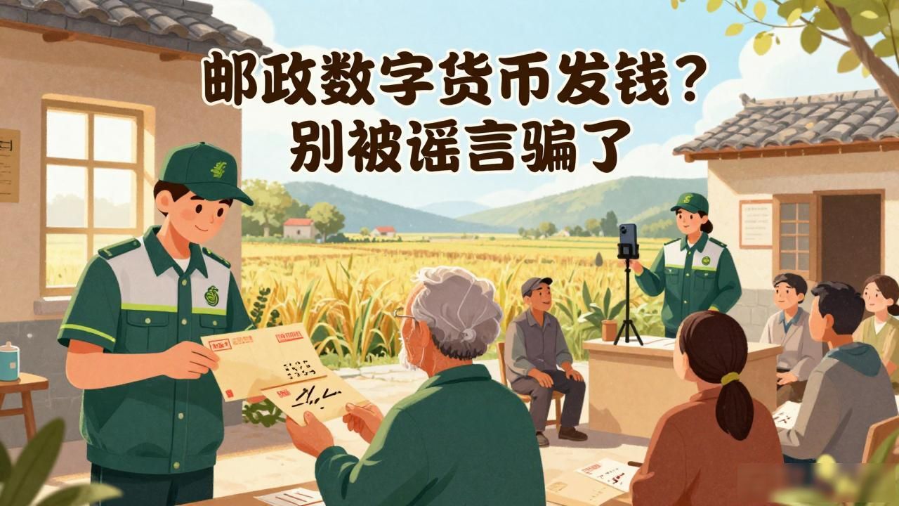 邮政数字货币发钱？别被谣言骗了