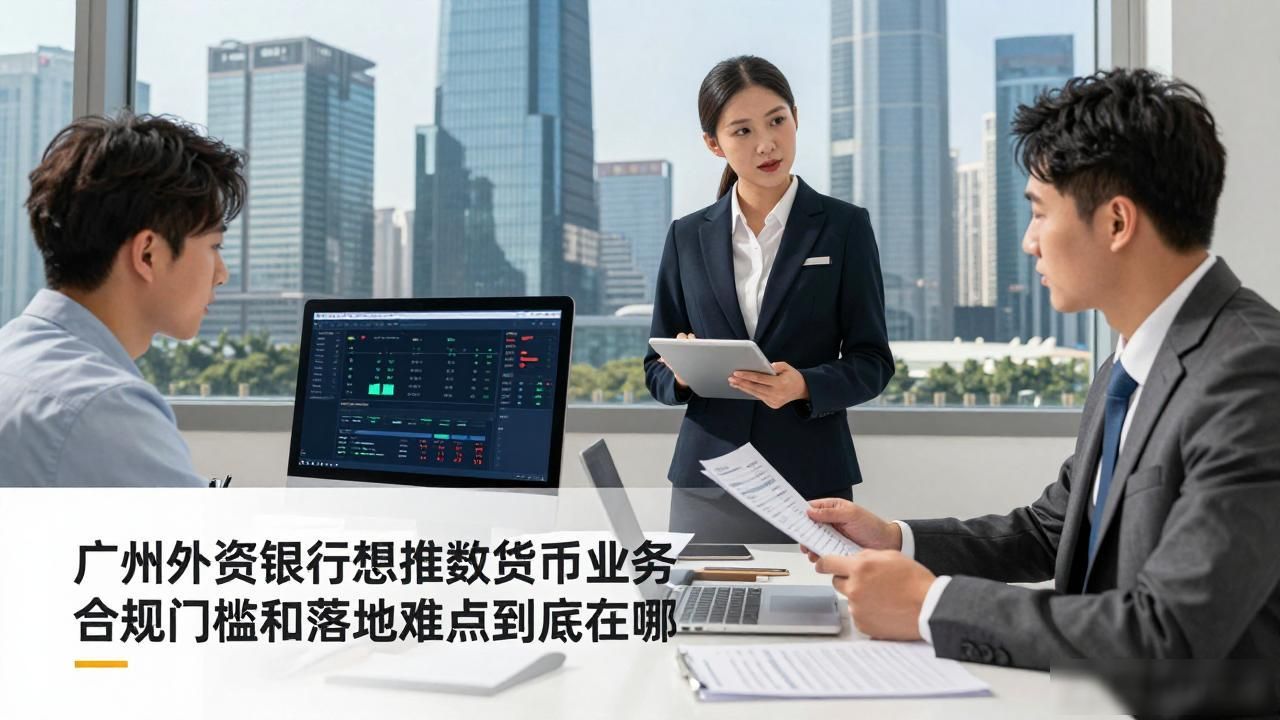 广州外资银行想推数字货币业务,合规门槛和落地难点到底在哪