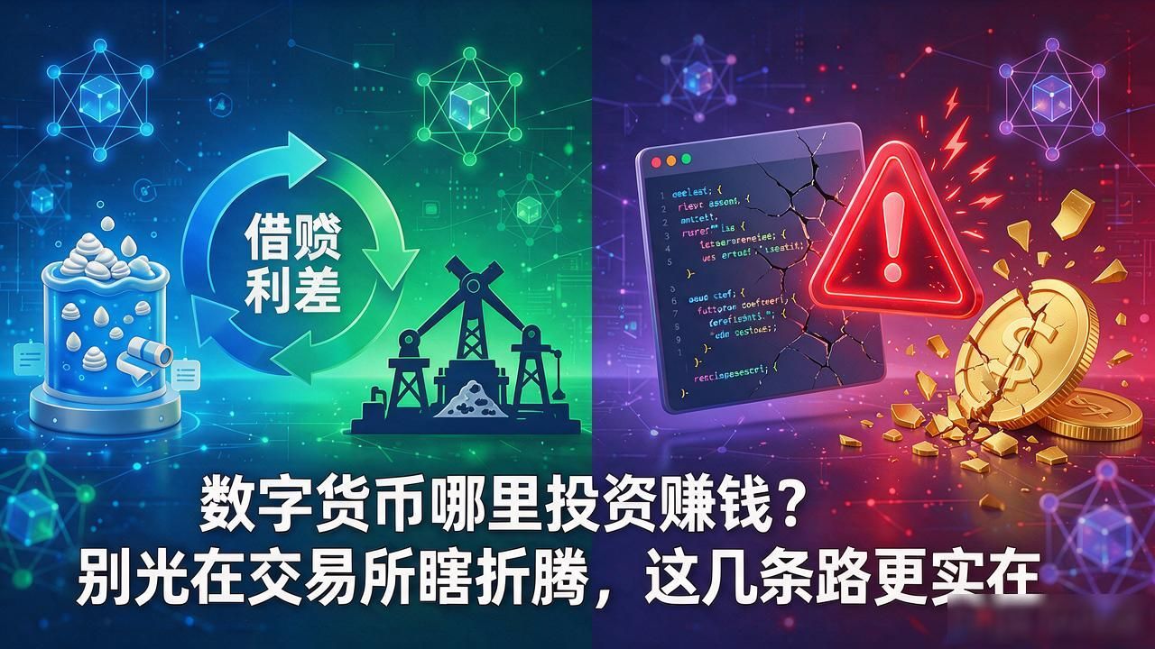 数字货币哪里投资赚钱?别光在交易所瞎折腾,这几条路更实在