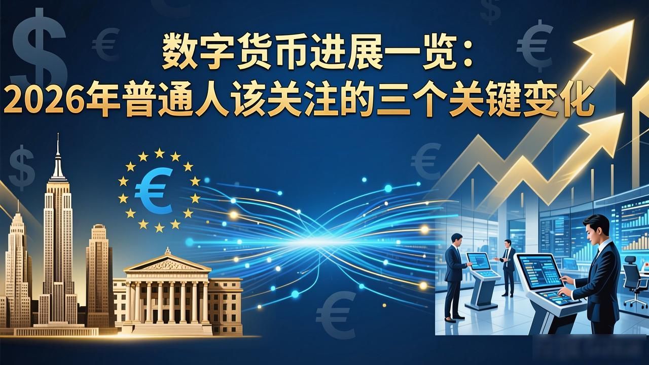 数字货币进展一览：2026年普通人该关注的三个关键变化