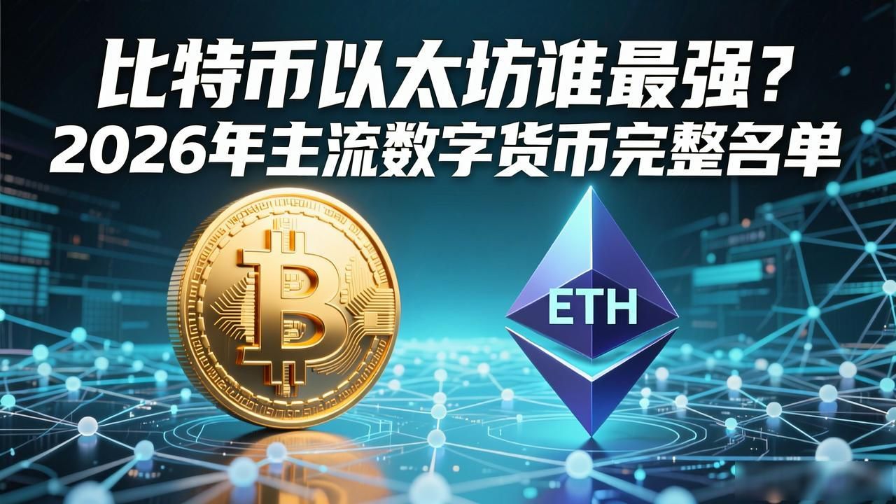 比特币以太坊谁最强？2026年主流数字货币完整名单
