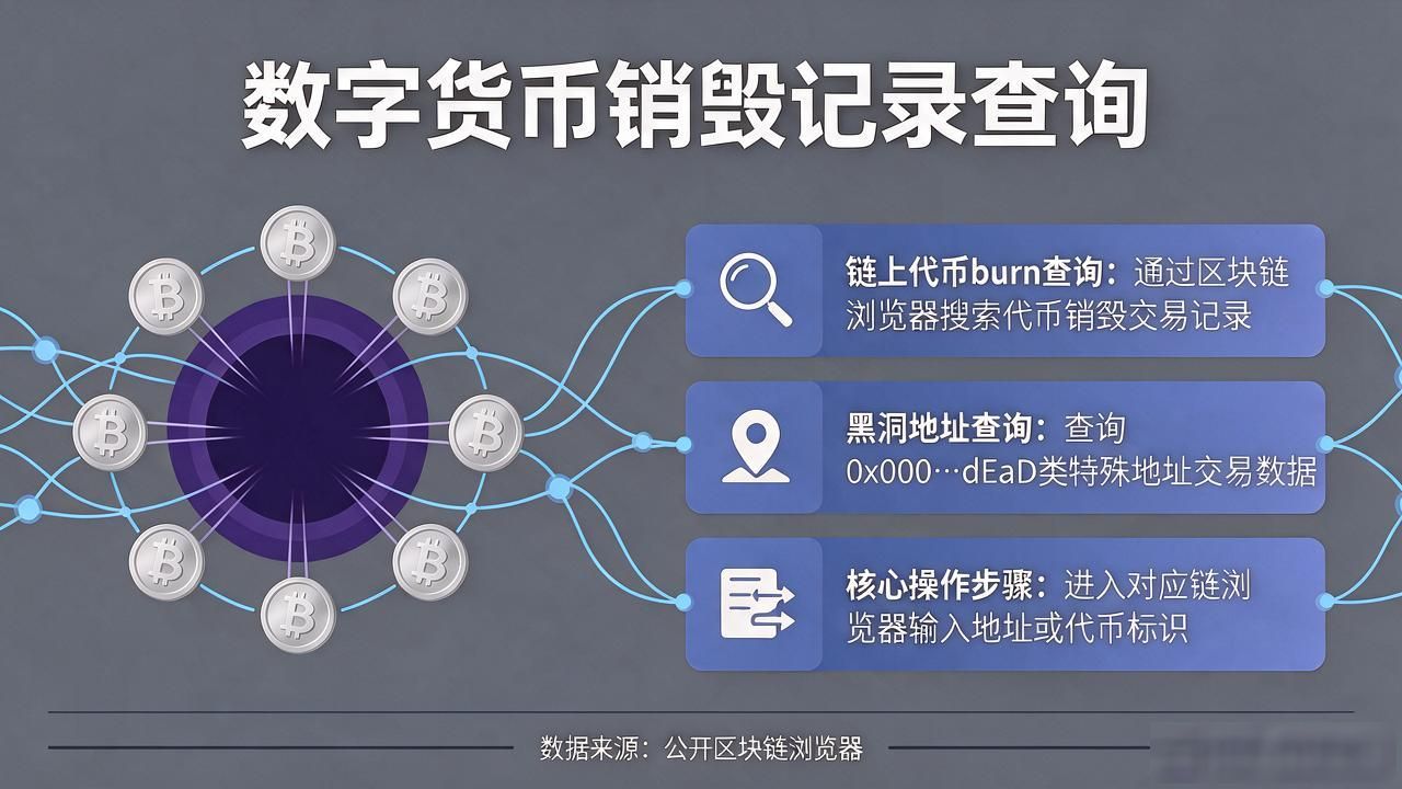 怎么查数字货币销毁记录？链上代币burn和黑洞地址查询方法
