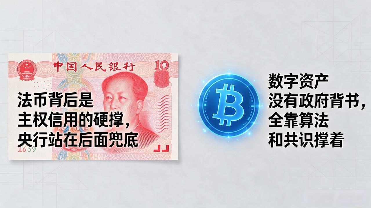 数字资产可以当货币吗？别被概念带偏，跟法币实打实比一下