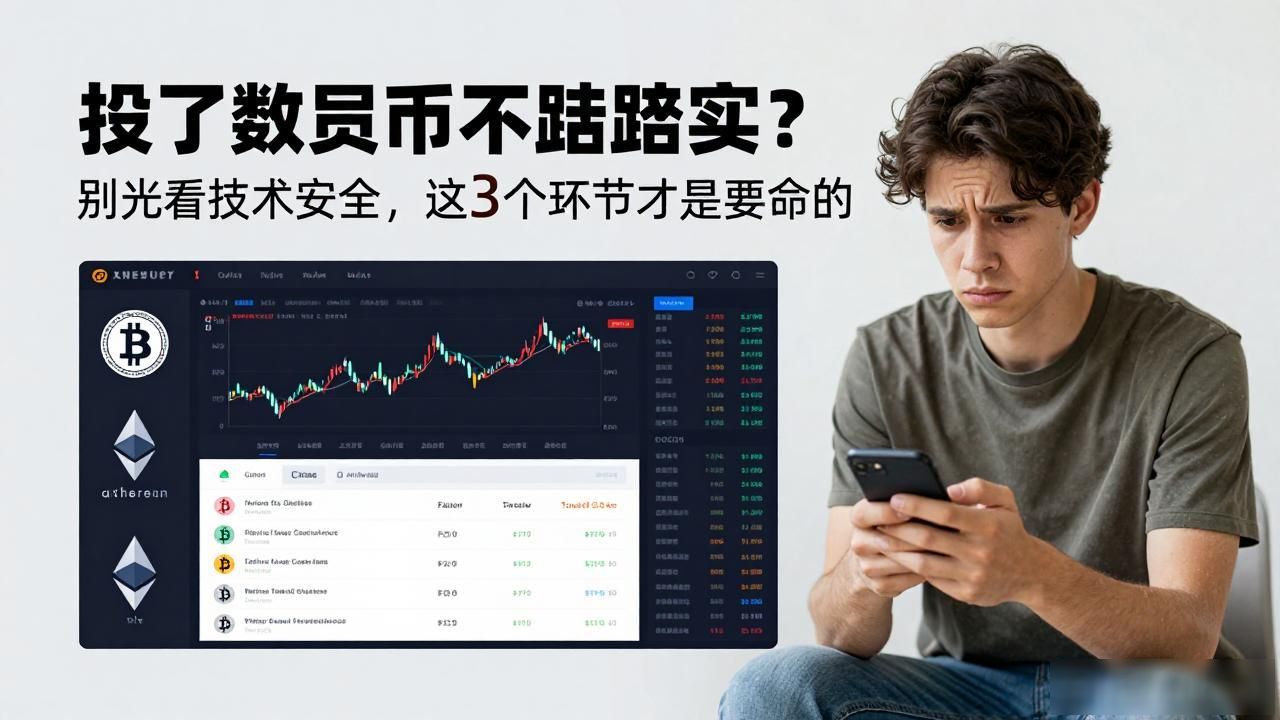 投了数字货币不踏实？别光看技术安全，这3个环节才是要命的