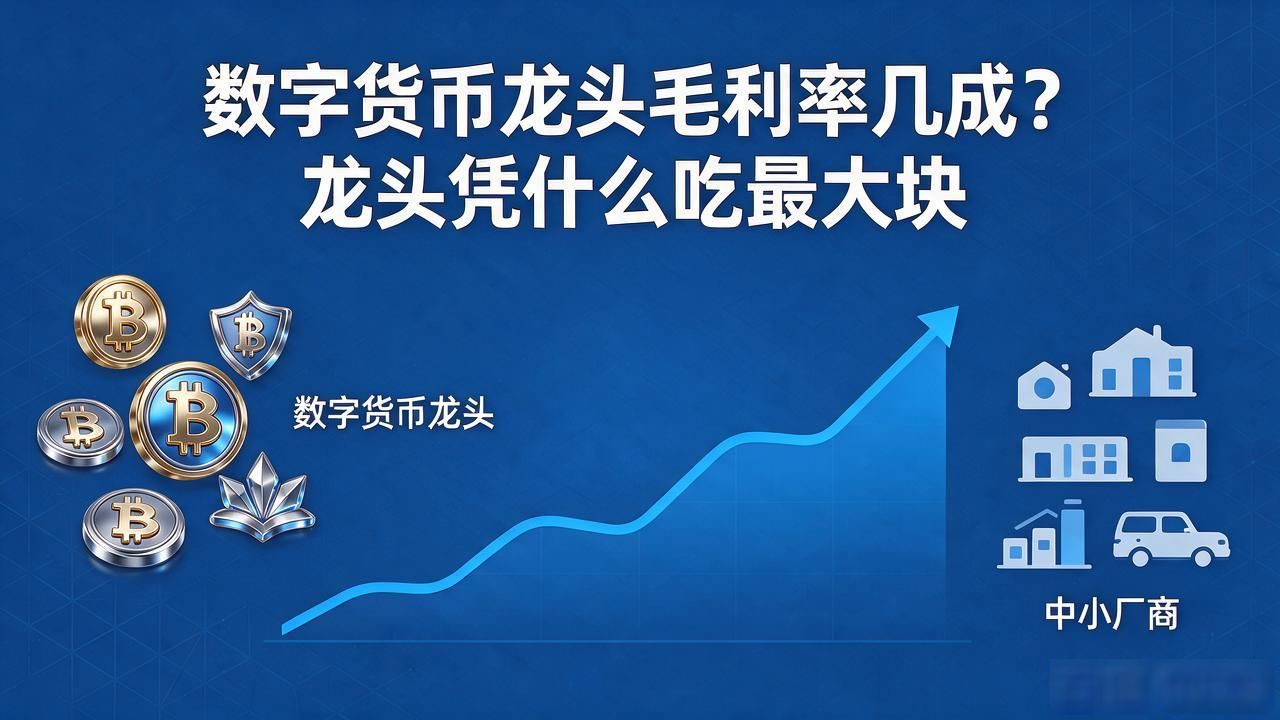 数字货币龙头毛利率几成？龙头凭什么吃最大块