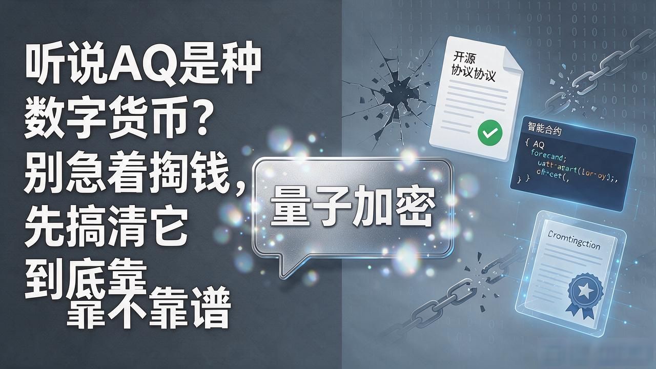 听说AQ是种数字货币？别急着掏钱，先搞清它到底靠不靠谱