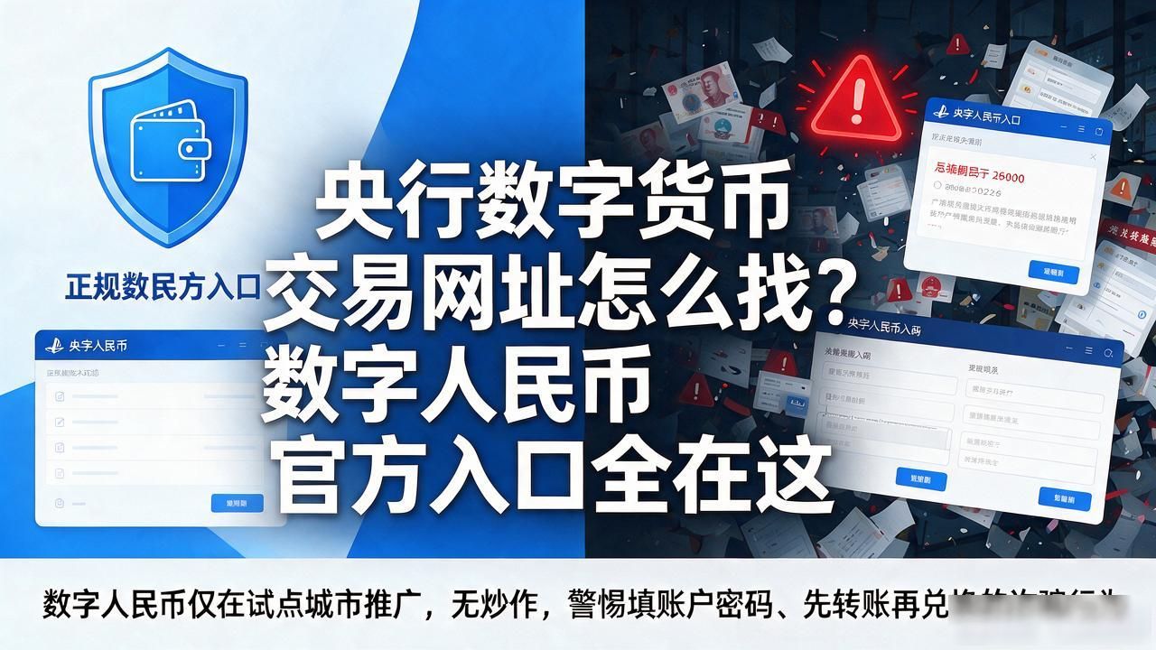 央行数字货币交易网址怎么找?数字人民币官方入口全在这