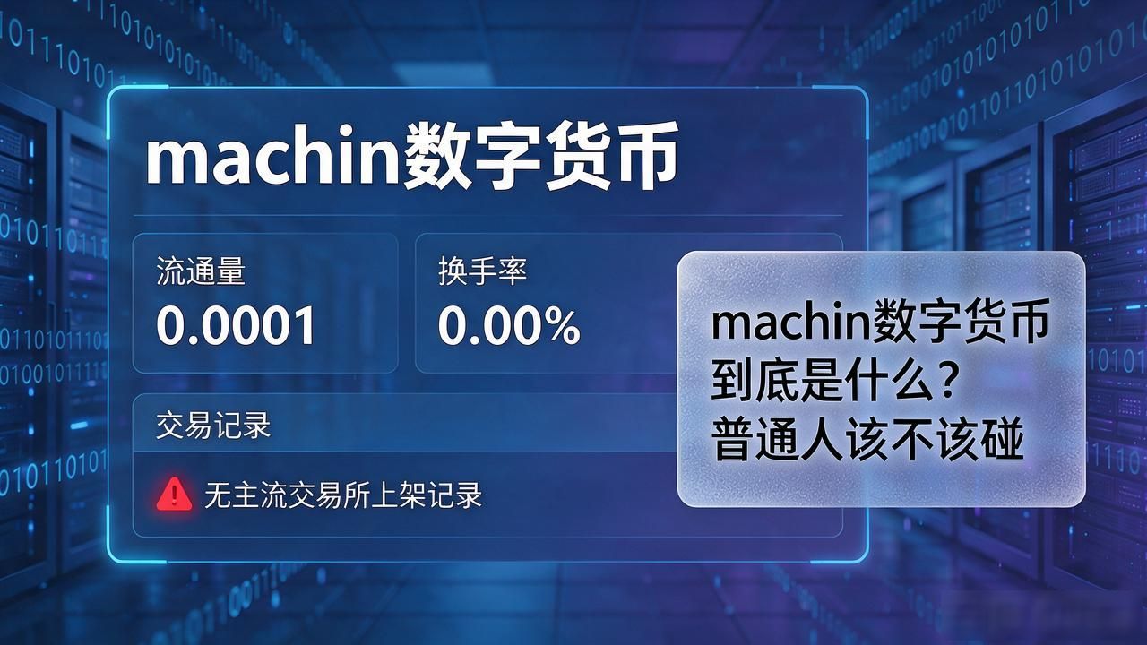 machin数字货币到底是什么？普通人该不该碰