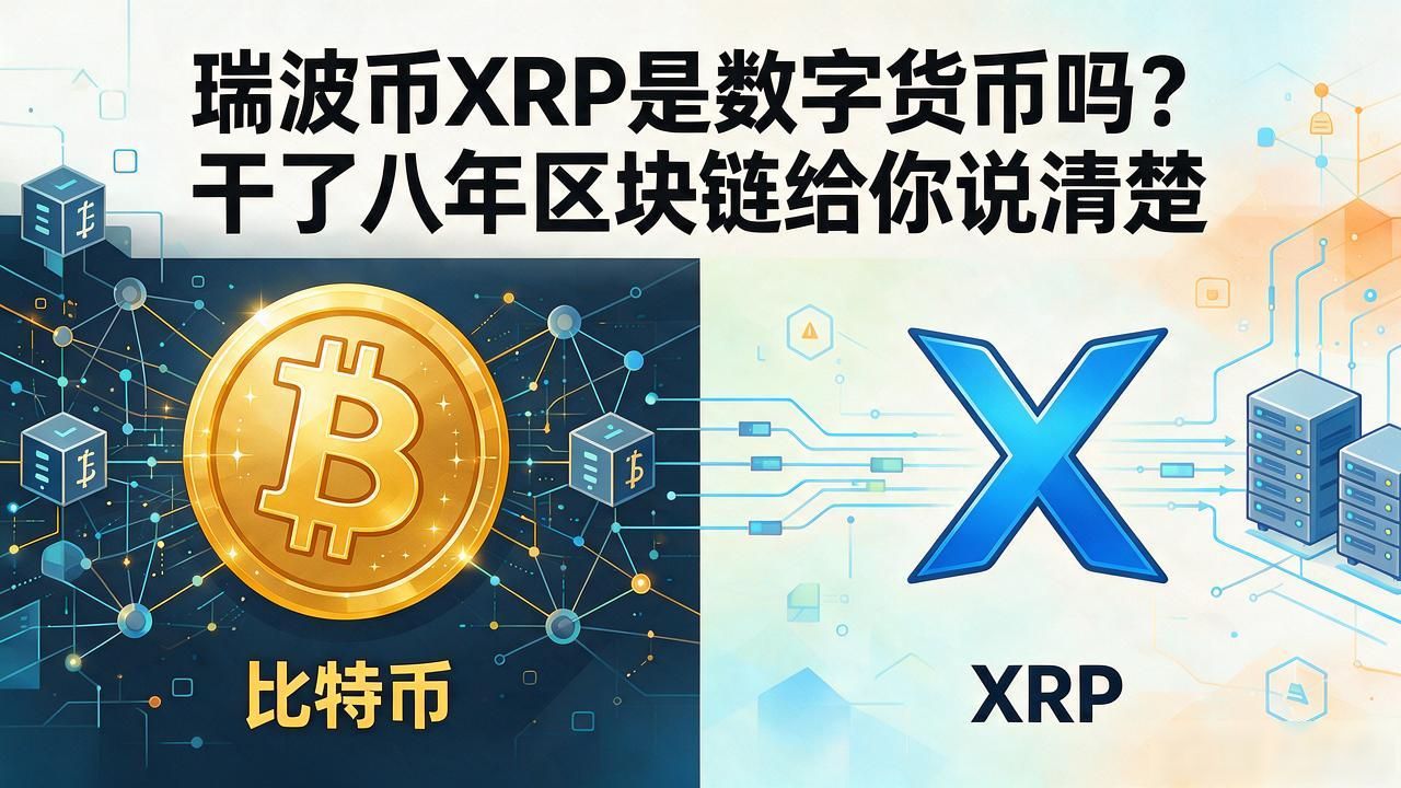 瑞波币XRP是数字货币吗？干了八年区块链给你说清楚