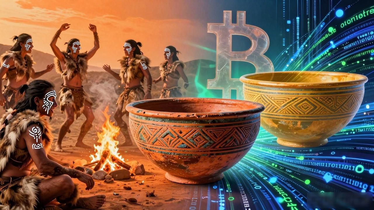 新石器时代的数字资产：舞蹈纹彩陶盆与虚拟货币的跨界隐喻