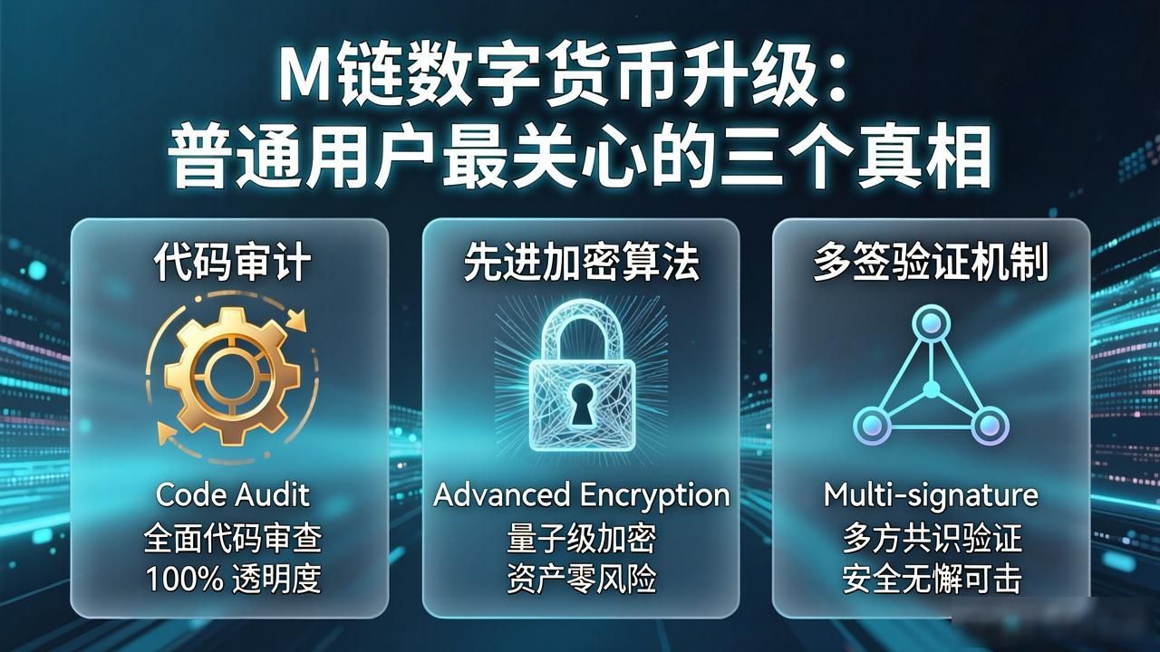 M链数字货币升级：普通用户最关心的三个真相