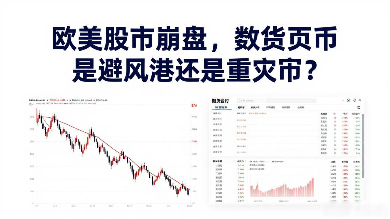 欧美股市崩盘，数字货币是避风港还是重灾区？