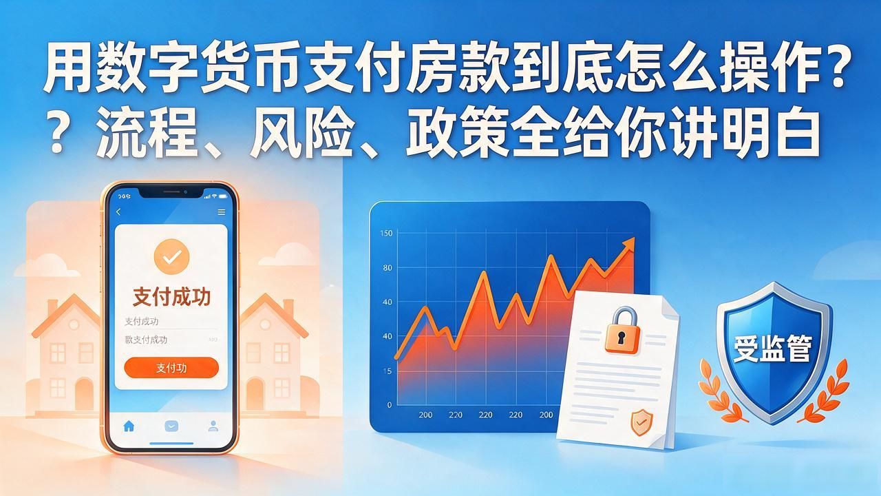 用数字货币支付房款到底怎么操作?流程、风险、政策全给你讲明白