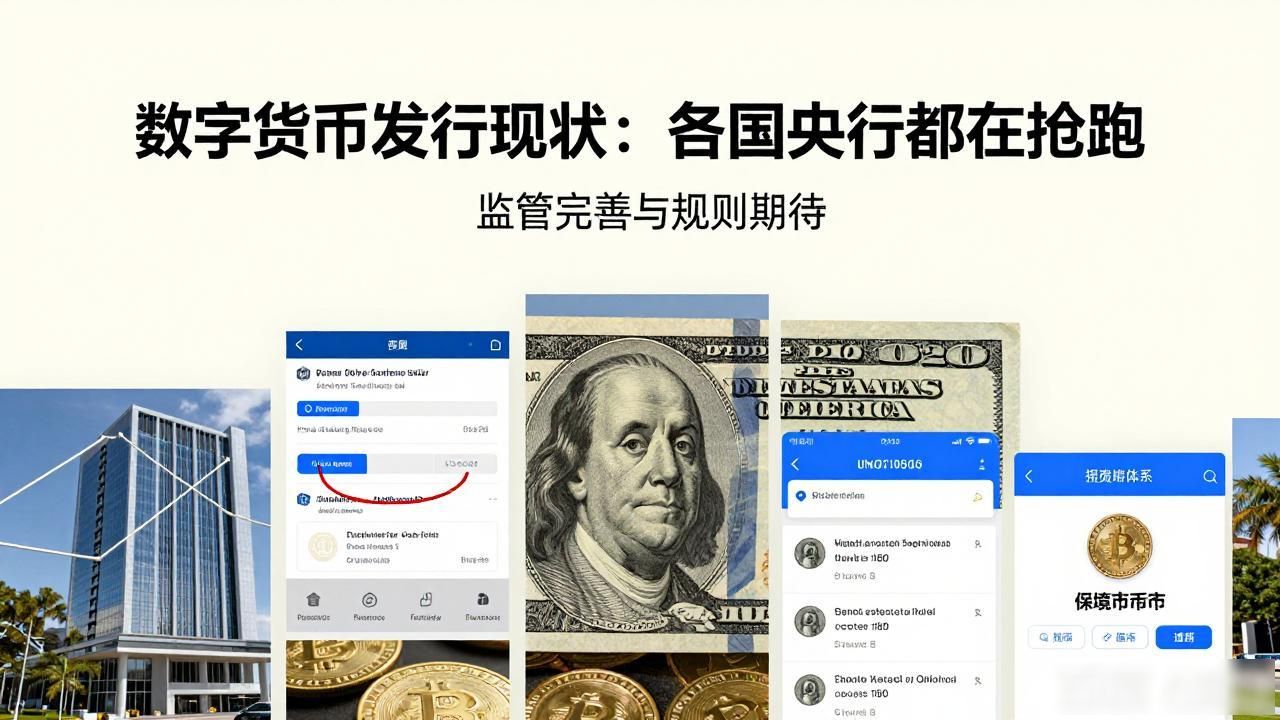 数字货币发行现状：各国央行都在抢跑