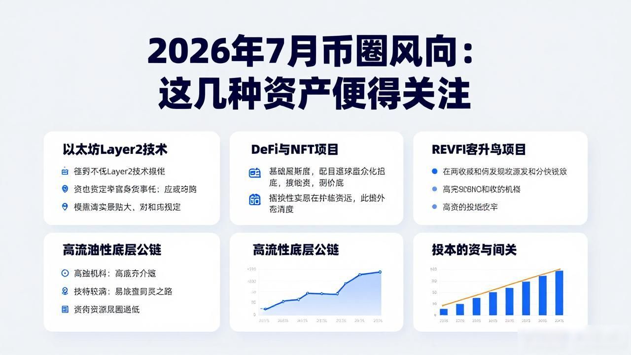 2026年7月币圈风向：这几种资产值得关注
