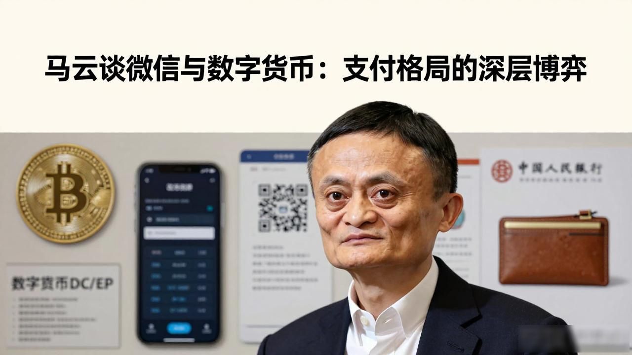 马云谈微信与数字货币：支付格局的深层博弈