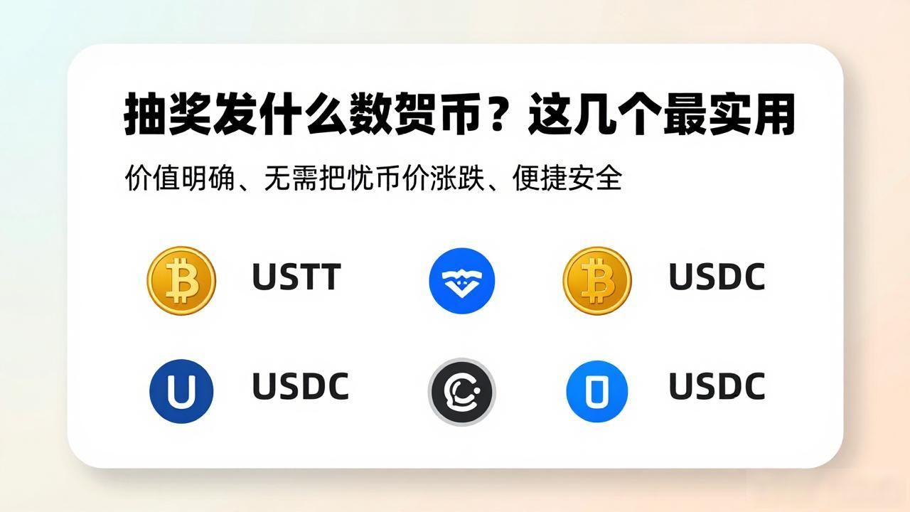 抽奖发什么数字货币？这几个最实用