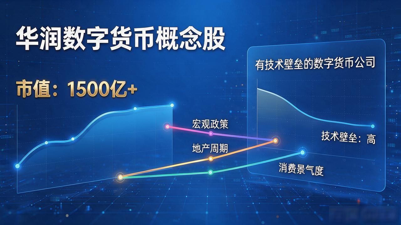 数字货币概念股里的华润，到底有没有真实业务落地？散户该不该追