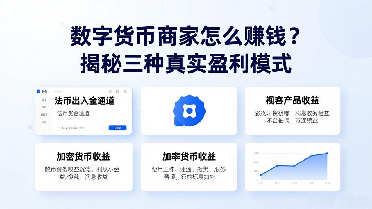 数字货币商家怎么赚钱？揭秘三种真实盈利模式