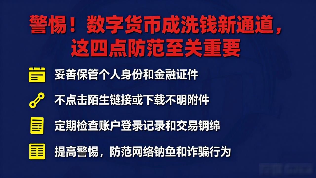 警惕！数字货币成洗钱新通道，这四点防范至关重要