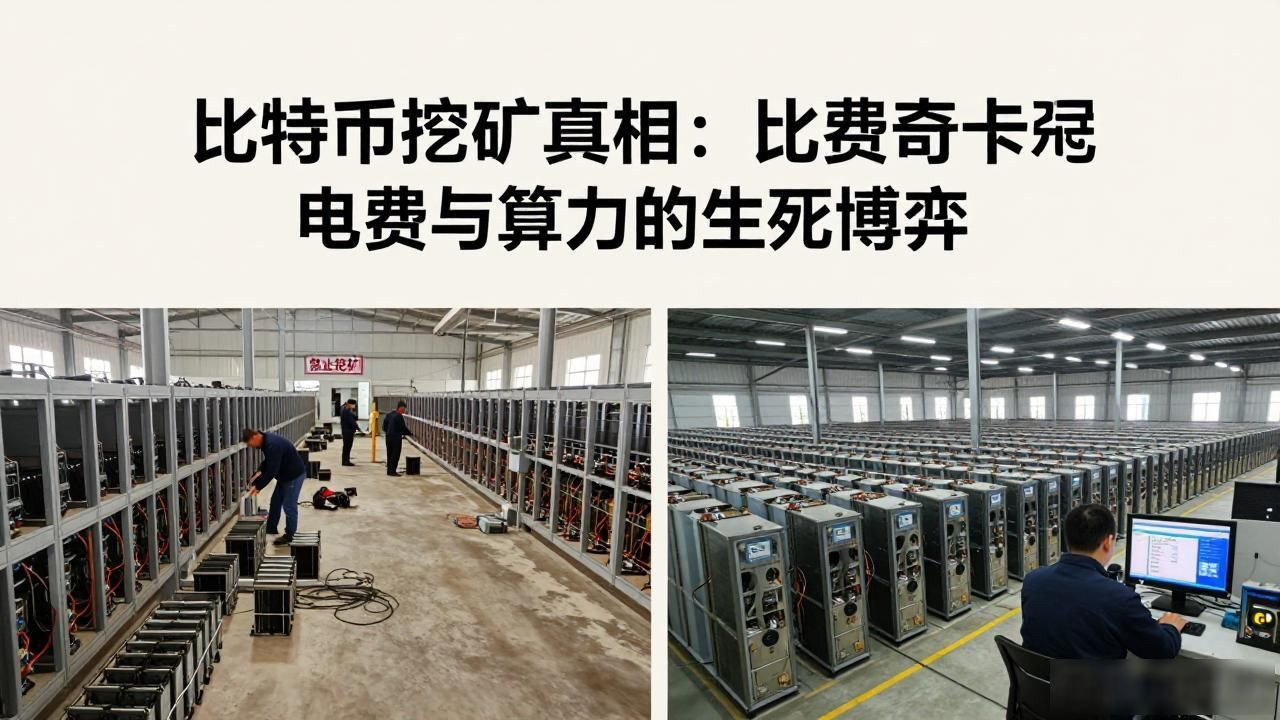 比特币挖矿真相：电费与算力的生死博弈