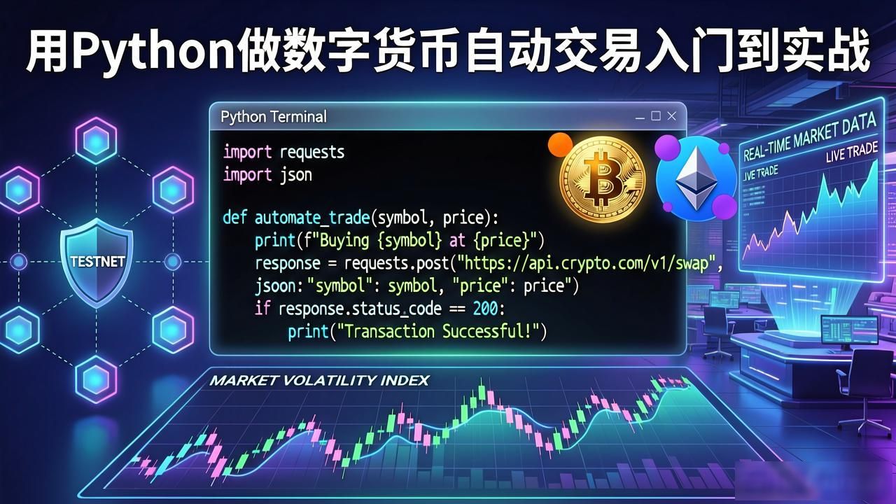 用Python做数字货币自动交易入门到实战