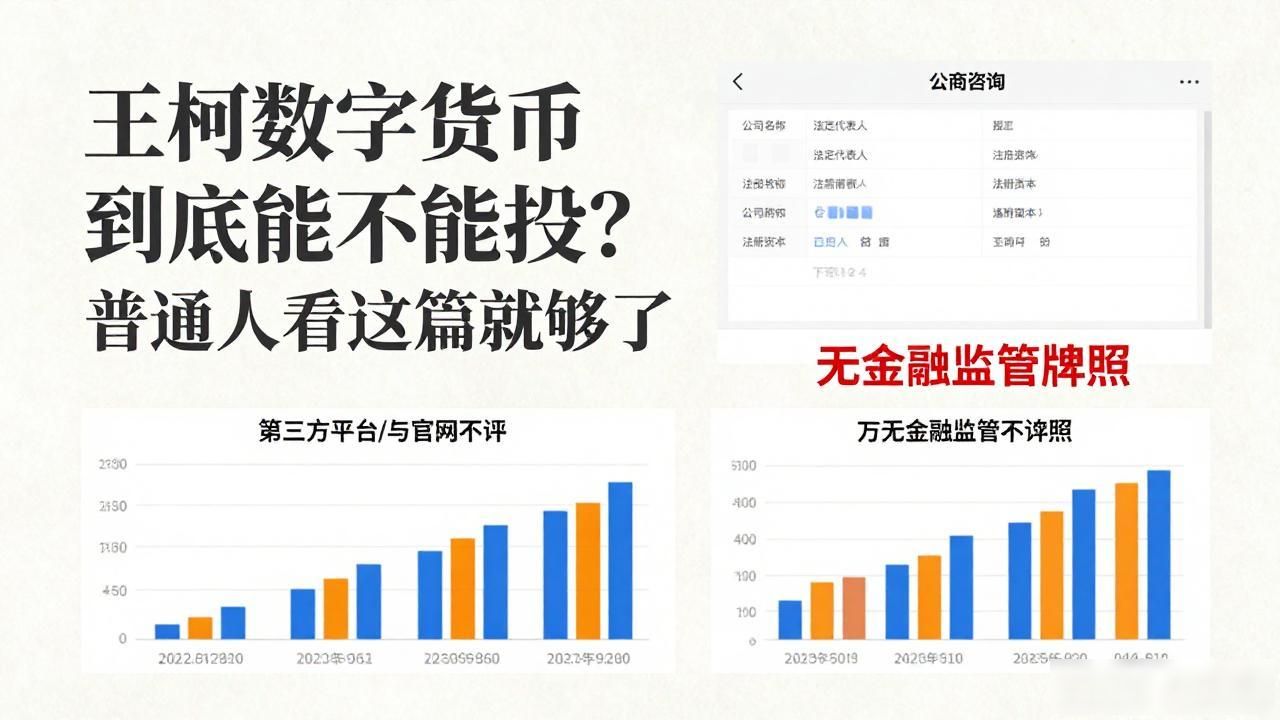 王柯数字货币到底能不能投？普通人看这篇就够了