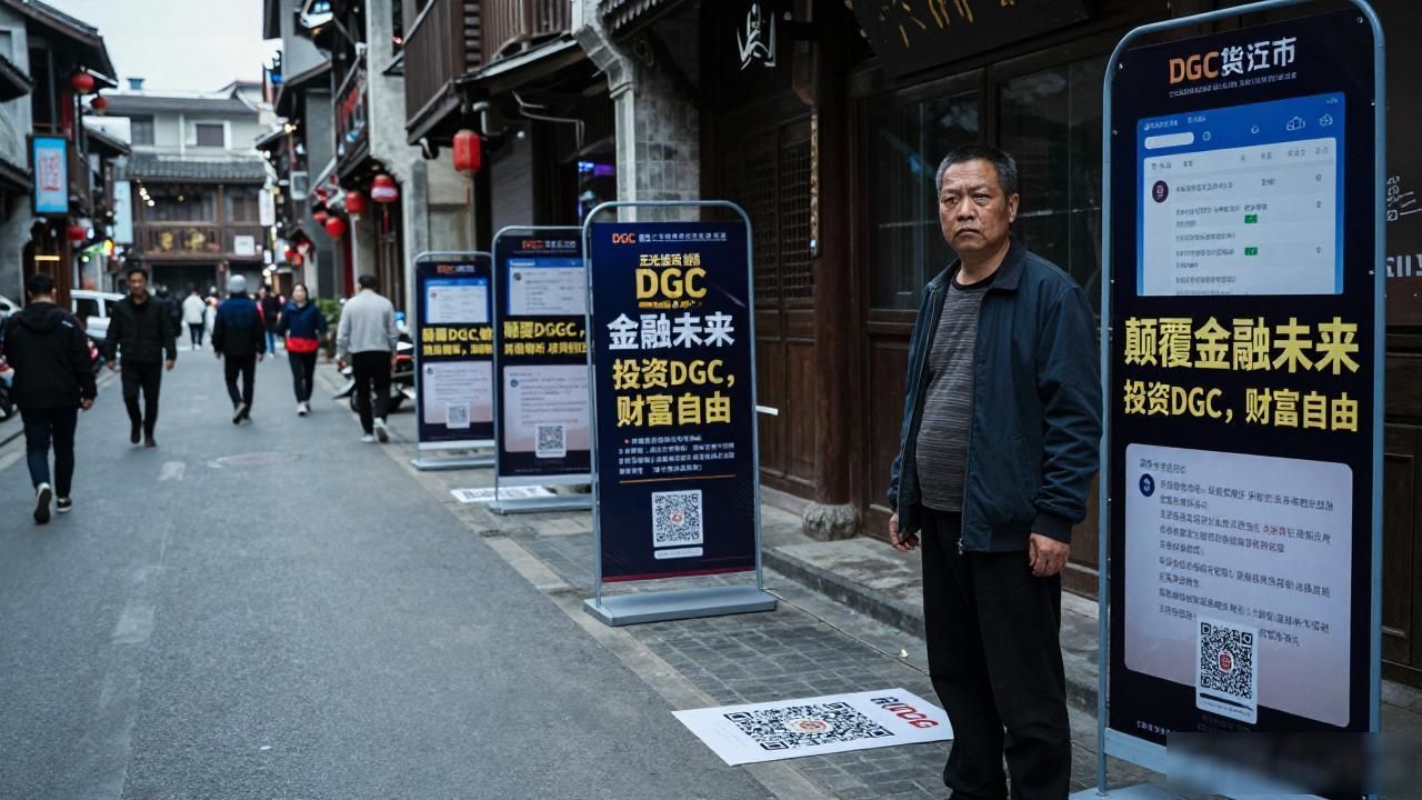 洪江街头又见DGC数字货币推广,本地住了十年的人劝你别交学费