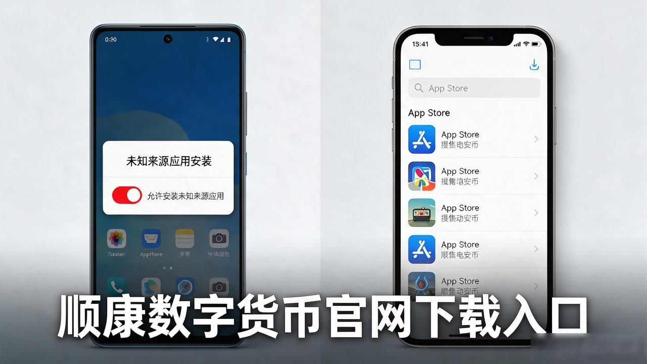 顺康数字货币官网下载入口在哪？记住关键几步，新手不踩坑