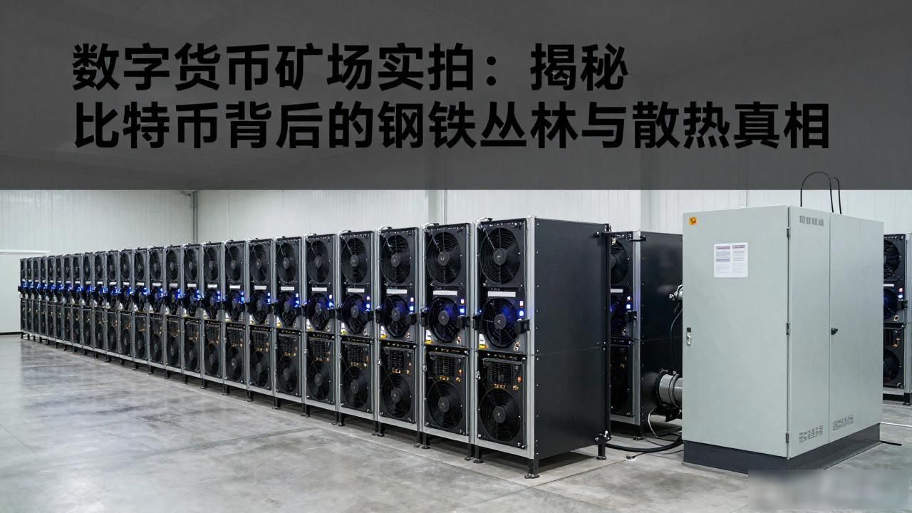 数字货币矿场实拍:揭秘比特币背后的钢铁丛林与散热真相