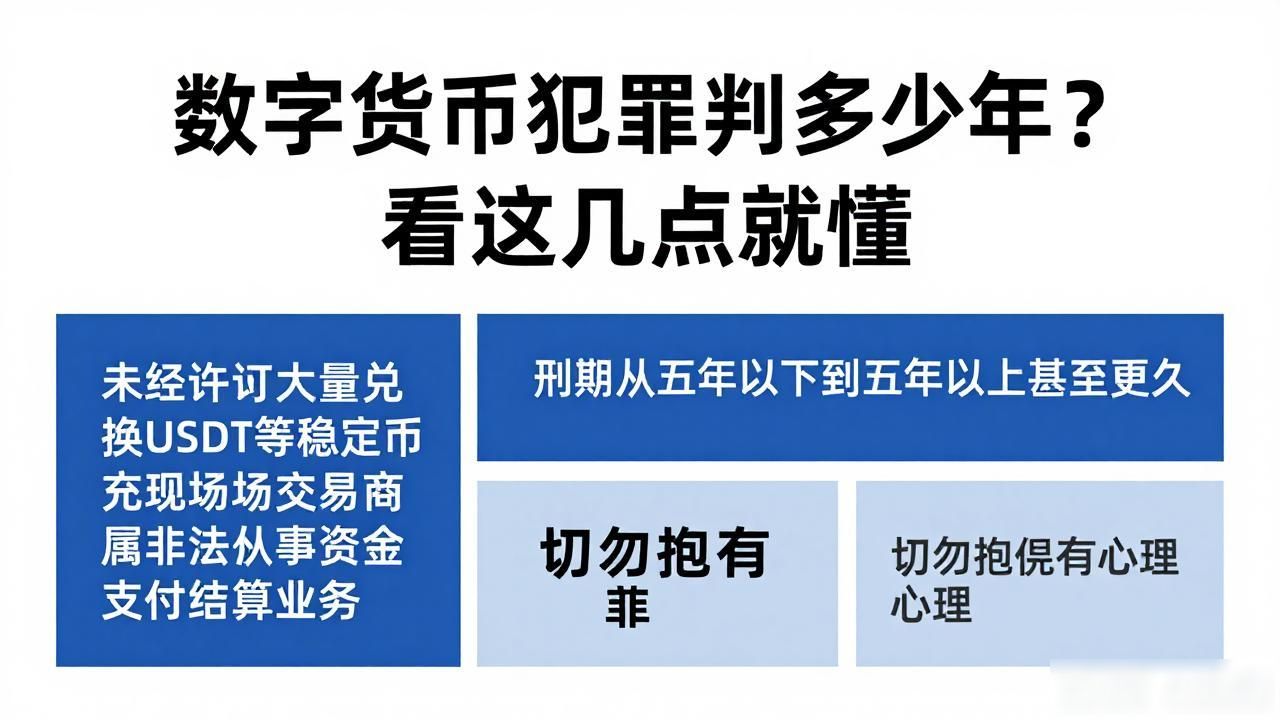 数字货币犯罪判多少年?看这几点就懂