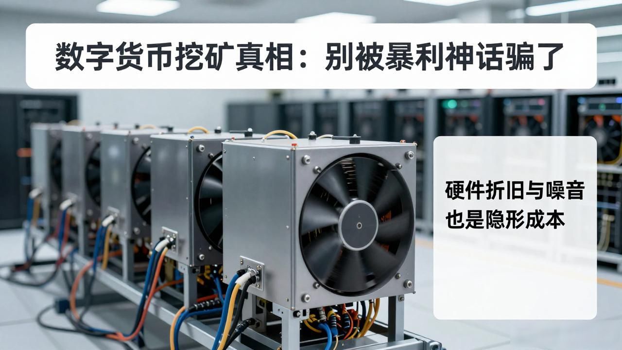 数字货币挖矿真相：别被暴利神话骗了
