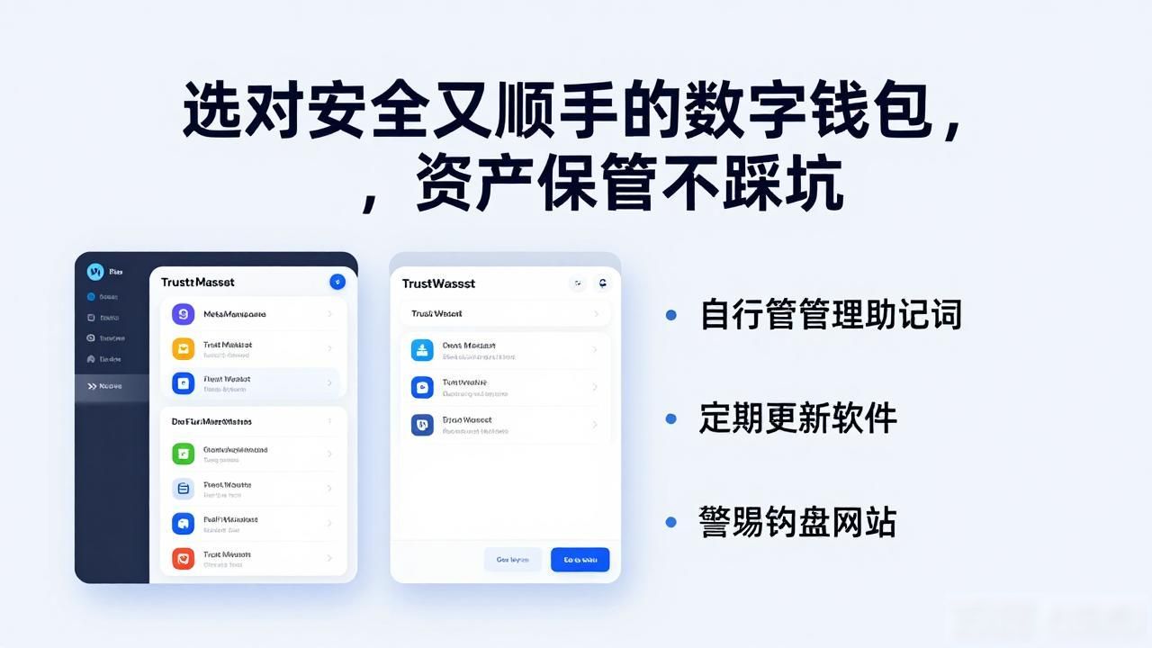 选对安全又顺手的数字钱包，资产保管不踩坑