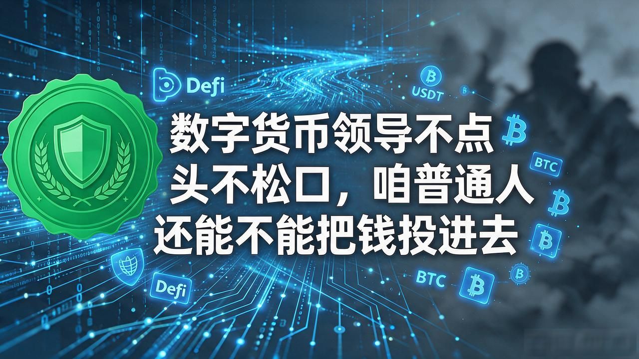 数字货币领导不点头不松口，咱普通人还能不能把钱投进去