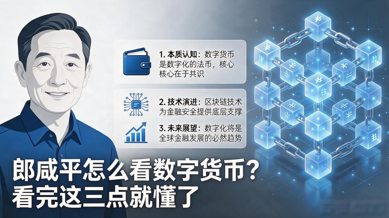 郎咸平怎么看数字货币？看完这三点就懂了