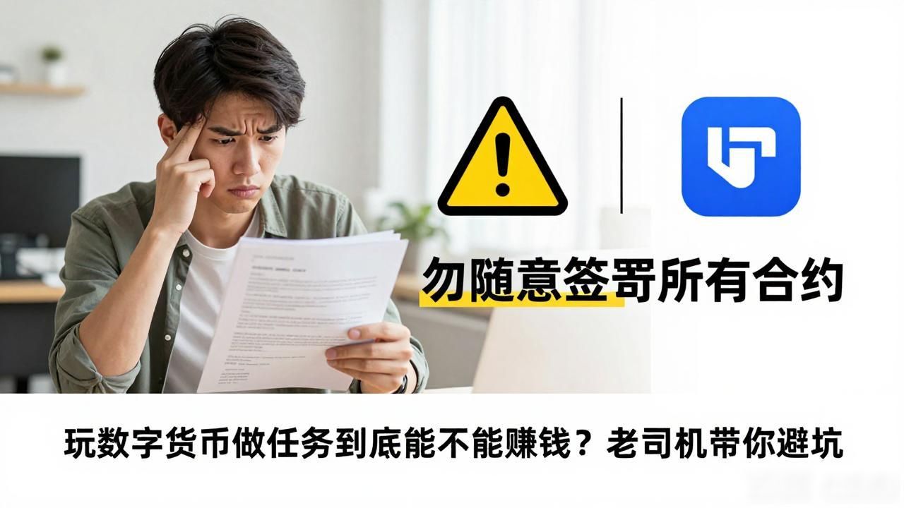 玩数字货币做任务到底能不能赚钱？老司机带你避坑