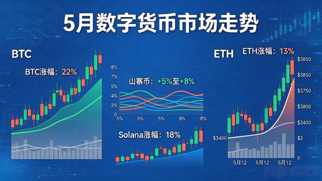 数字货币五月走势分析：盯了二十天K线，这轮行情我看到的真实节奏