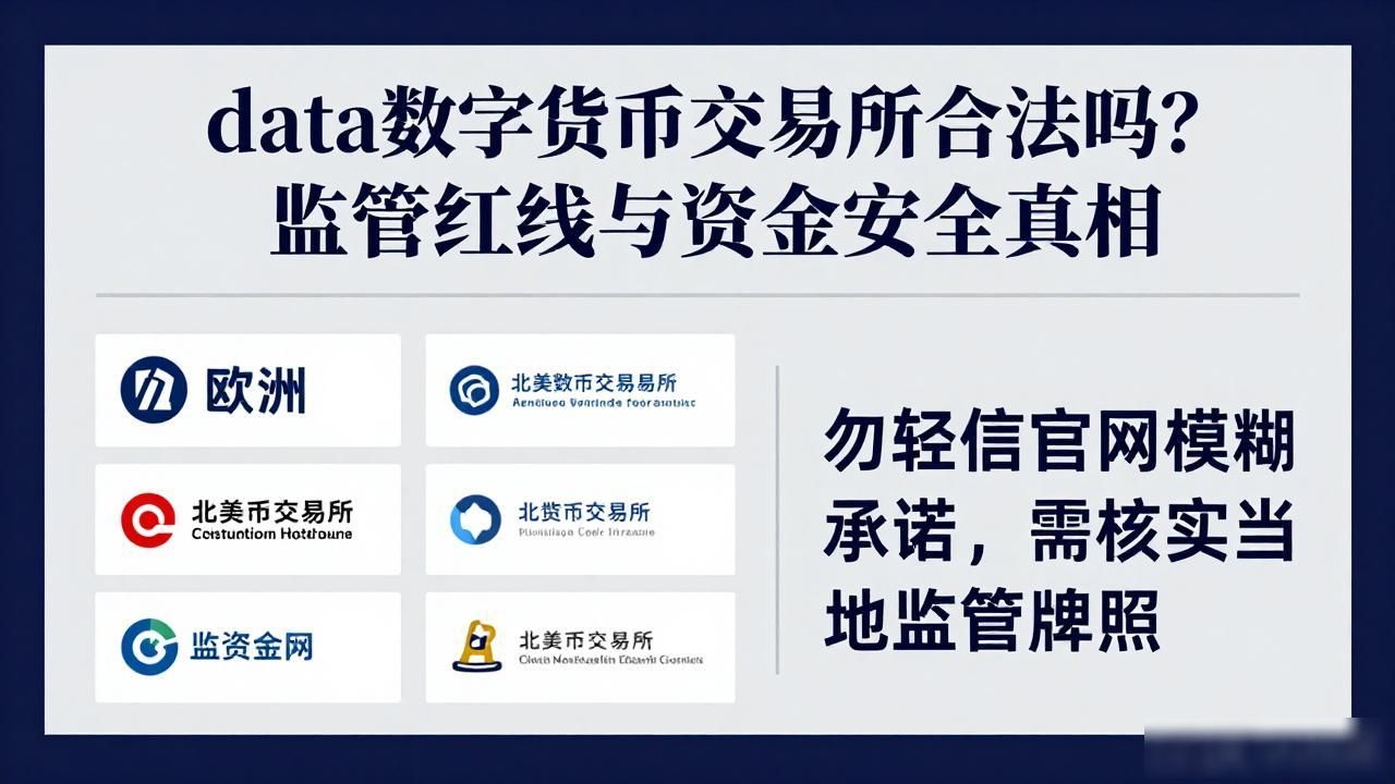 data数字货币交易所合法吗？监管红线与资金安全真相