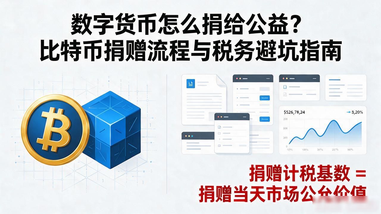 数字货币怎么捐给公益？比特币捐赠流程与税务避坑指南