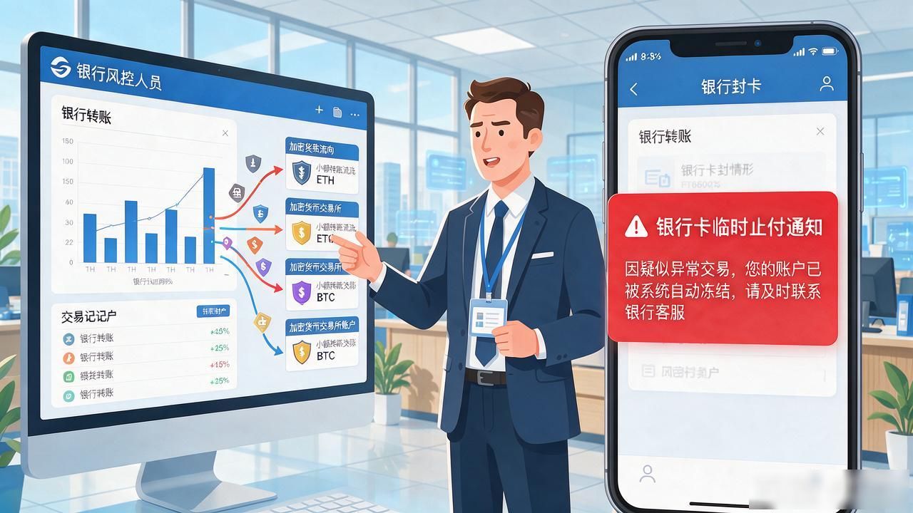 买数字货币银行卡会被封卡吗？银行风控一线人员的大实话